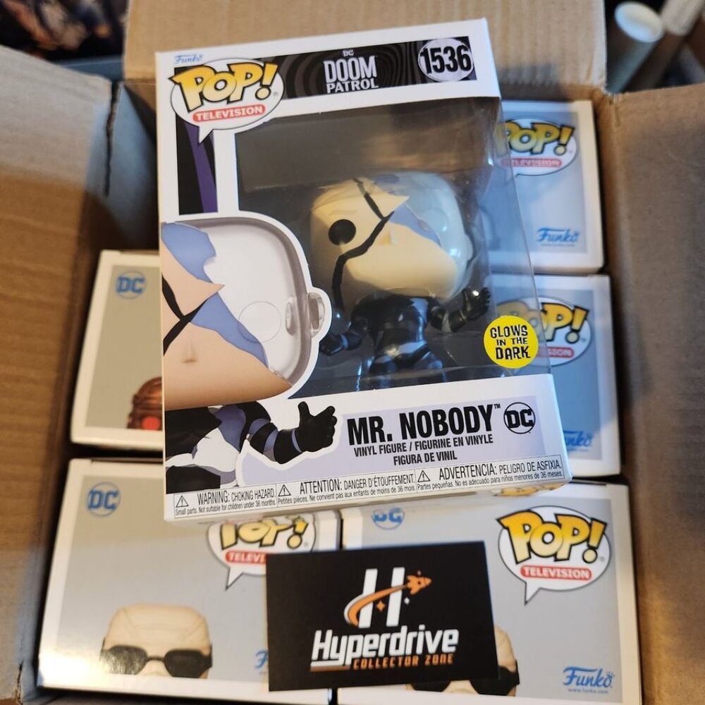DC Doom Patrol Mr. Nobody Glow-in-the-Dark Funko Pop! Vinyl Figure #1536